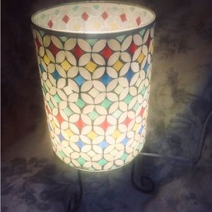 Stained Glass Mosaic Lamp (11 x 6 x 6)